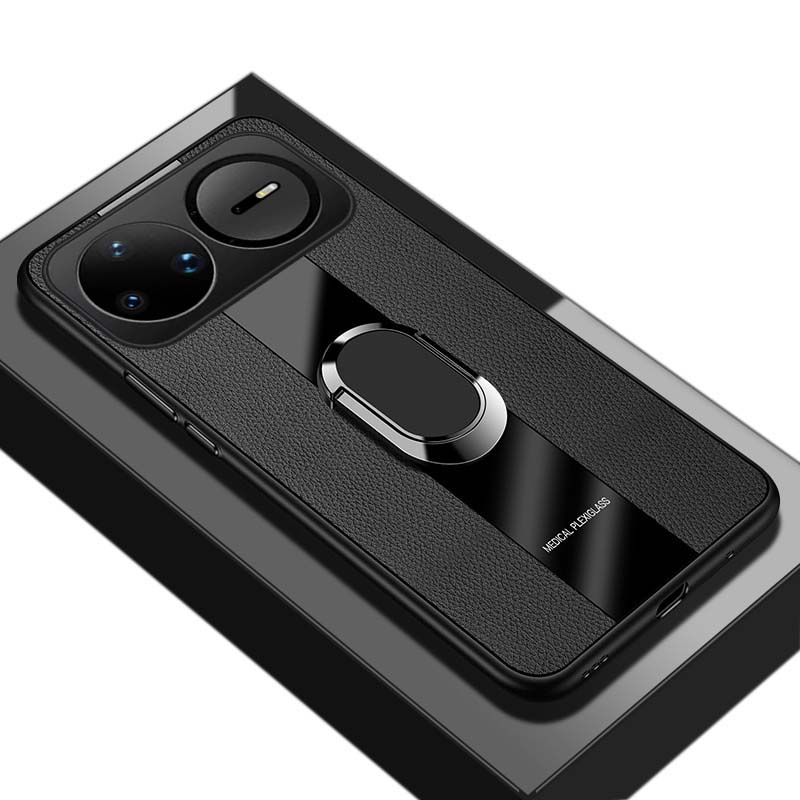 For Huawei Nova 15 Pro Case Business Elliptical Bracket All-Inclusive Shockproof Leather Soft Silicone Fashion for Huawei Nova 15 Pro Back Cover
