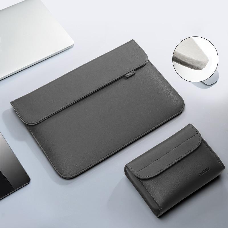 Pu Leather Laptop Bag Sleeve Bag Case For Macbook Air Pro 16 13 Notebook Cover For Xiaomi Huawei Dell HP ASUS 14 15.4 15.6 inch