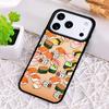 Kawaii Sushi Crowd Phone Case for iPhone 17 Air 16 15 11 12 14 13 Pro Max Shockproof Cover