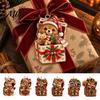 Christmas Tree Decoration Set Forest Animal Ornament, 2D Flat Acrylic Fox Reindeer Squirrel Raccoon In Holiday Home Decor Accessories Gift Box Hanging