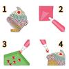 SHEFEITE Diamond Painting for Kids - 15pcs DIY Keychain Craft Kit - Ages 5+ Multicolor
