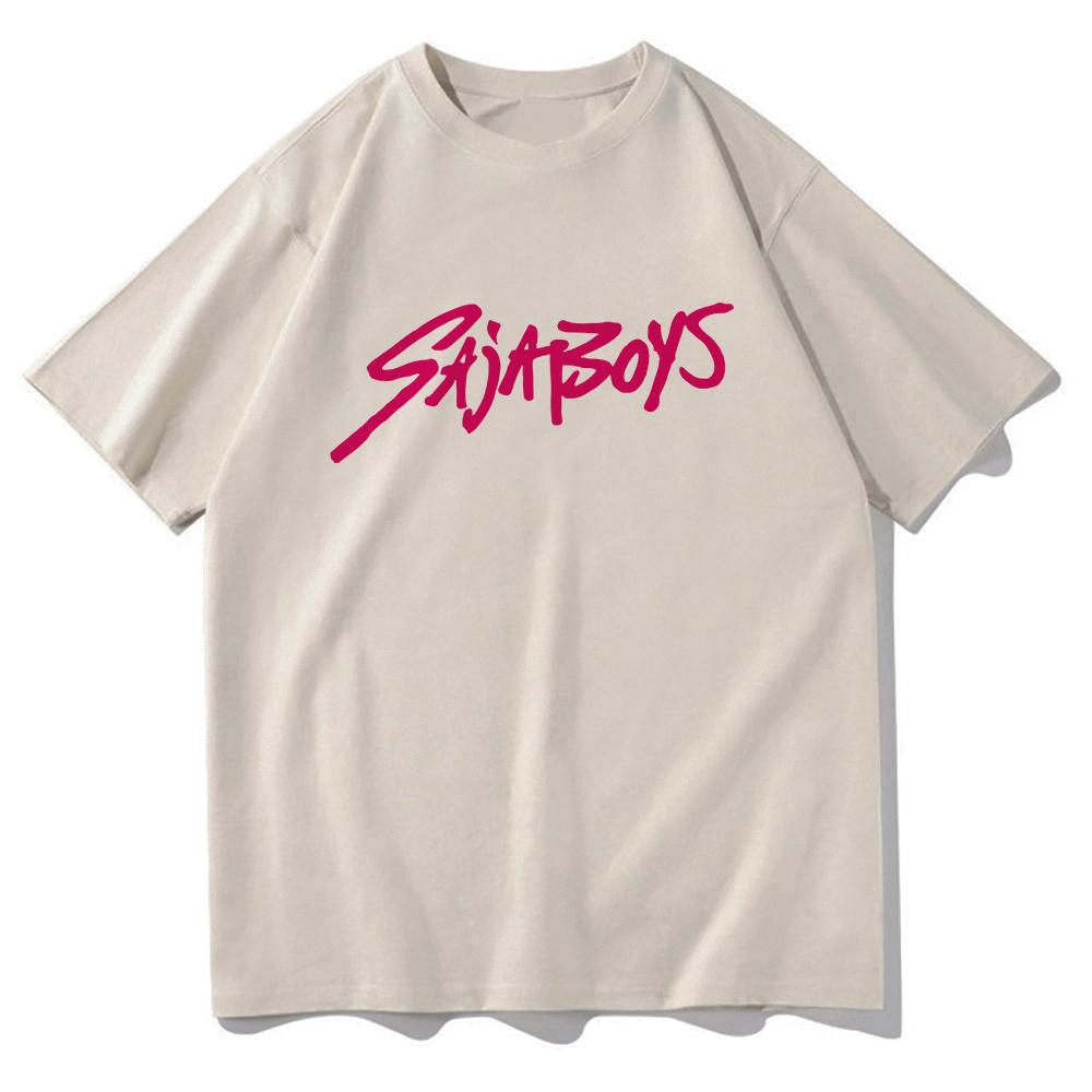 Devil Hunter Saja Jungen T-Shirt Film Mode Herren und Damen T-Shirt Baumwollkleidung Ästhetisches Oberteil Hochwertiges T-Shirt Shirt Oberteil