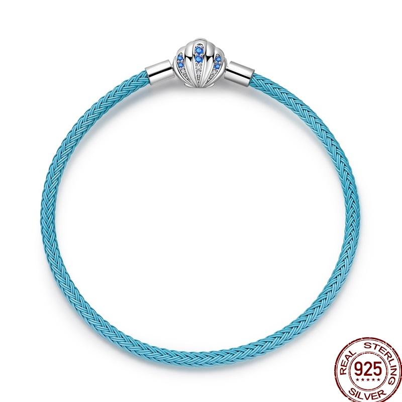 925 Sterling Silver 17-20CM Original Bracelets Heart Moon Sun Clasp Bead Charm Bracelet Fit DIY Charms Beads for Women Jewelrys