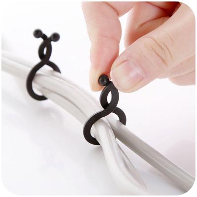 20/30 Pcs Fastener Holder Holder Thread Twist Tie Line Winder Cable Organizer Wire Clip