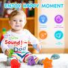 6pcs Baby Bath Toys for Kids,Sea Animal Bathtub Shower Toys,Baby Tub Toys Water Spraying Discoloration Floating Ocean Sea Animals,Swim Toys