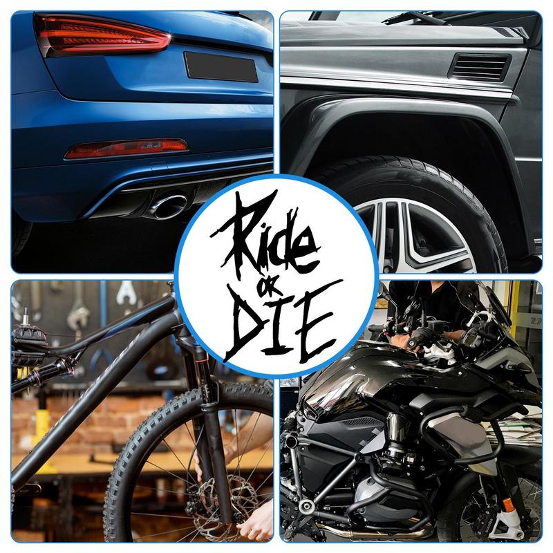 Creative Truck Lettering Decals Auto Decorative Sticker Free To Cut Waterproof Ride Or Die Window Deca For Car Tail Decor