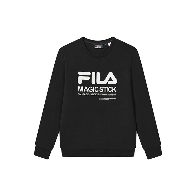FILA Sweatshirts Men s Black Crew Neck Moderate Regular F11M249202FBK S