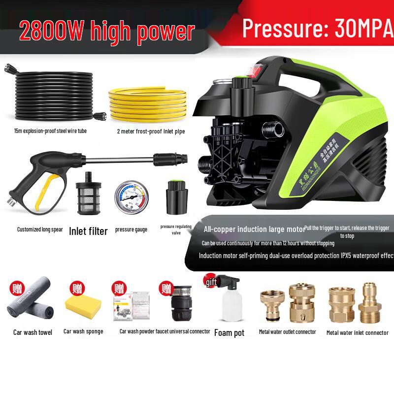 Black Cat Duke High Pressure Washer CN plug (adapter included)