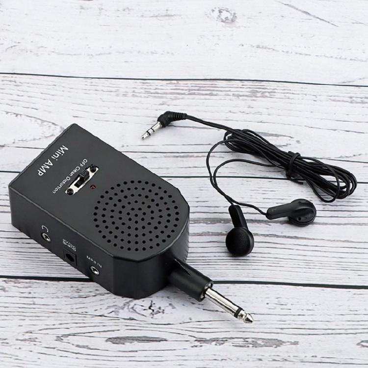 Professional Electric Guitar Amplifier Light Weight Pocket Amplifier With Big Speaker Clean & Distortion Effects