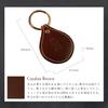 Am De Mas Tochigi Leather Key Made In Simple Genuine Ring, Compact, Japan, Design, Leather, Brown, KR-040