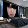 LISA Wall tapestry, aesthetic printed fabric blanket, suitable for bedroom, living room, and home decor.