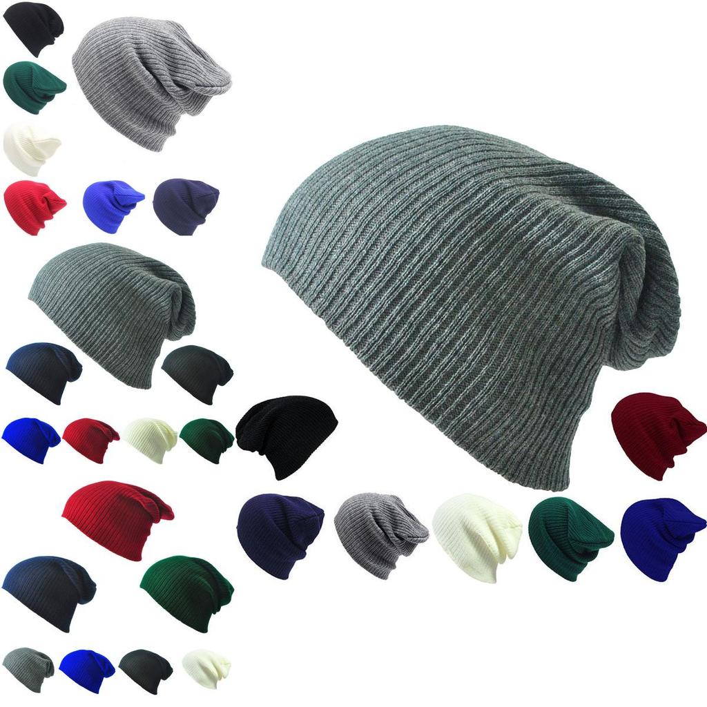 Stylish And Cozy Unisex Winter Beanie Hat With Rib-knit Construction