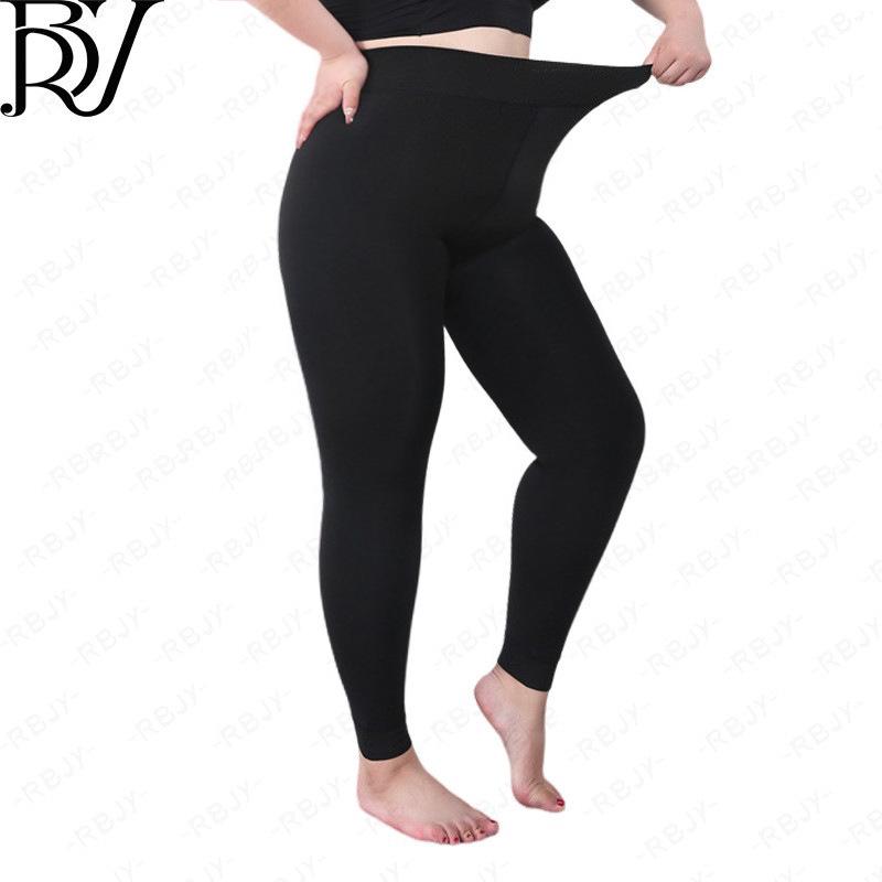 

Плотные бархатные леггинсы с высокой талией для женщин больших размеров — идеально подходят для осени и зимы, подходят для веса до 200 фунтов nine points, 280g чёрный