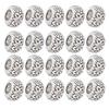 20pcs Stylish Beard Hair Beads Retro Hair Tube Beads DIY Jewelry Bracelet Beads for Women Men
