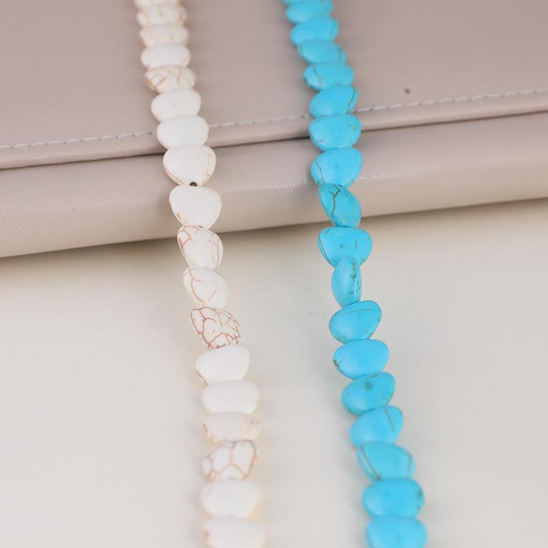 Turquoise Imitation Heart Loose Beads for DIY Jewelry & Bracelet Making