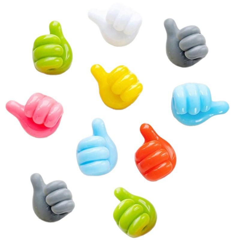 Thumb Cable Manager, Creative Multi-functional Non-marking Non-punching Hub Storage Clip random 1