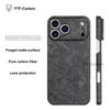 YTF-Carbon Suitable for iPhone 17 Promax Forged Carbon Fiber Phone Case, Apple 17 Pro Ultra-Thin Half Pack Protective Case