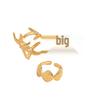 Starfish Shell Open Ring: Elegant Beach-Inspired Luxury Design