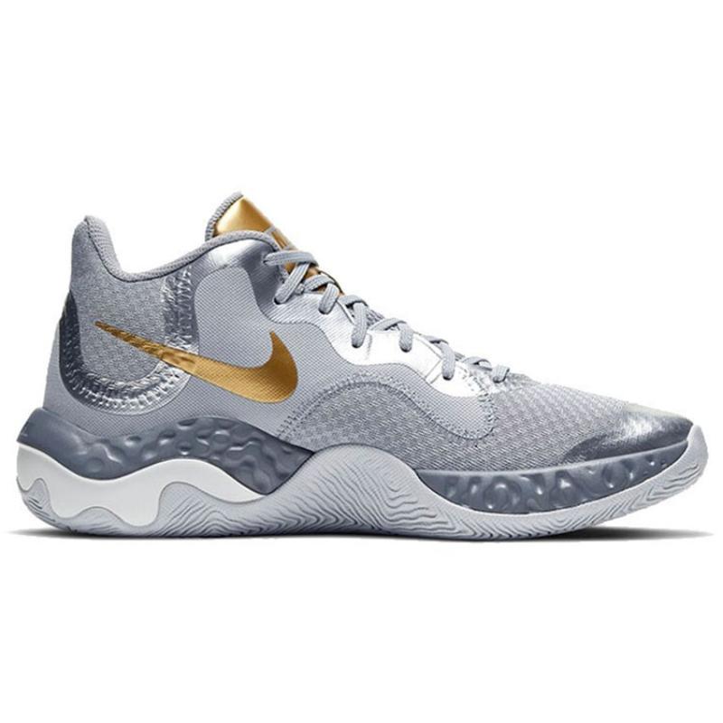 Nike Renew Elevate Metallic Silver Gold Sneakers CK2669-007