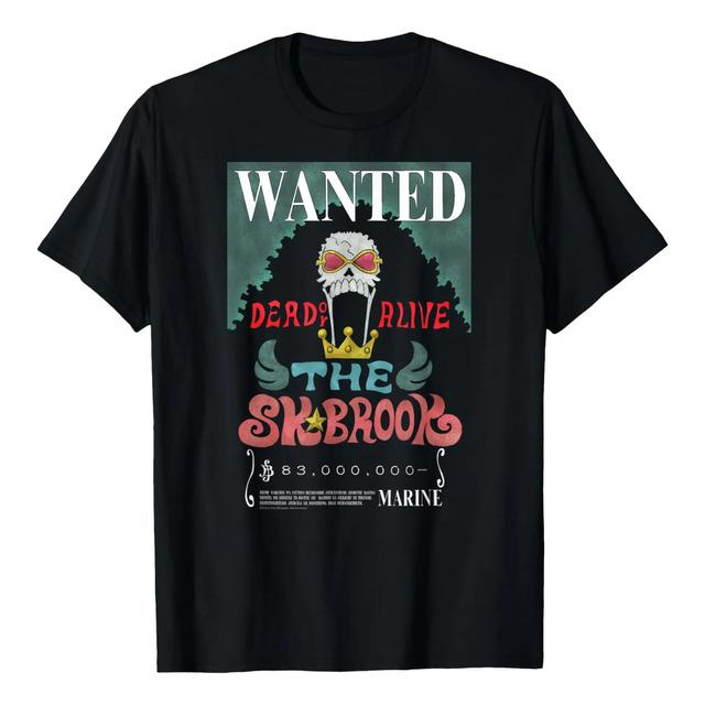 Camiseta Con Poster De One Piece Anime Soul King Brook Wante XXL