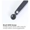 Coffee Machine Brush Cleaner Removable Coffee Maker Espresso Group Head Cleaning Round Brushes Cleaning Tool