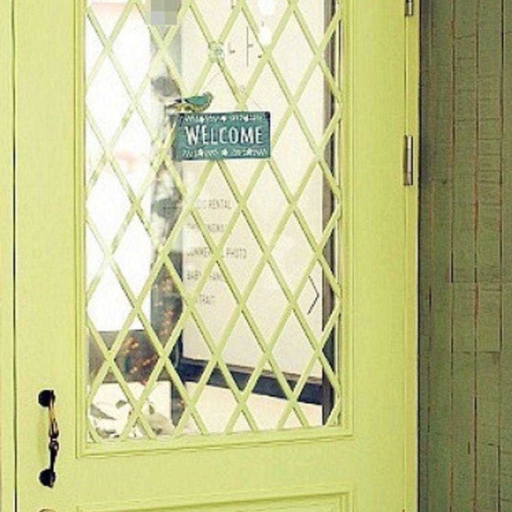 Retro Doorplate Decoration Hanging Double-sided Wall Decoration Pendant Wall Hanging  Outdoor