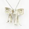 Used TIFFANY&Co. Necklace Silver925 2.8g Silver Ribbon Motif