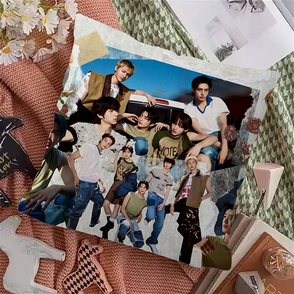 Kpop Group C-CORTIS Personalized Pillow Cover Kids Bedroom Wild Party Decor Pillowcase kid Birthday shower Gift