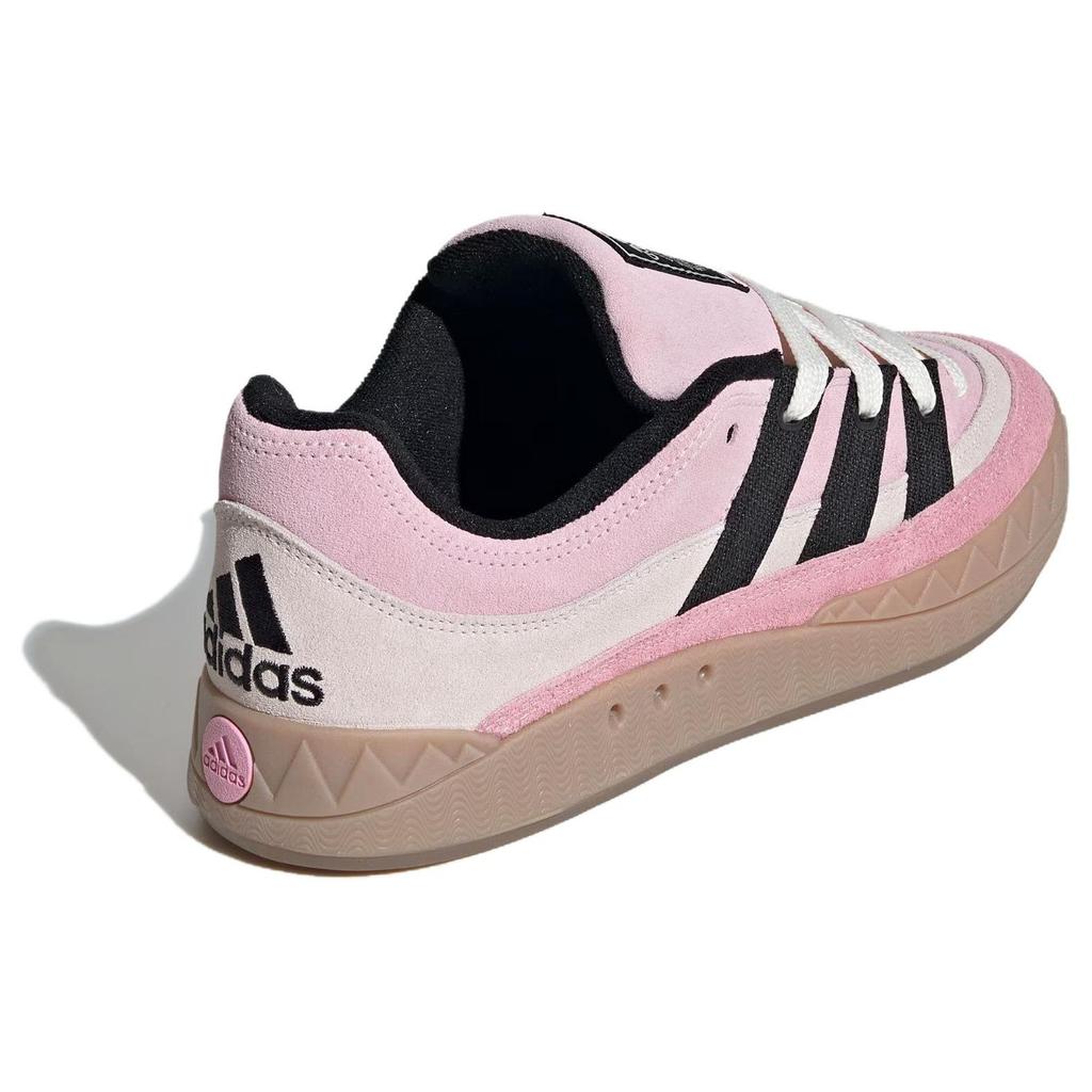 Adidas Originals Adimatic Breathable Comfortable Durable Low-Top Skate Shoes Unisex Skate Shoes Pink Black IF4346
