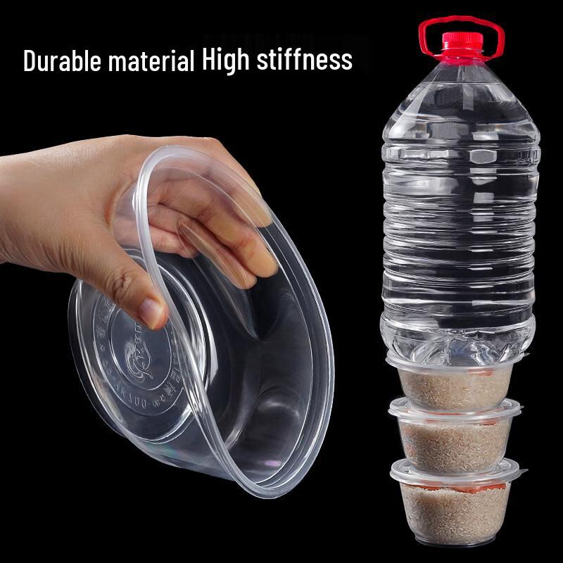 Thickened Disposable Corn Starch Soup Bowls with Lids