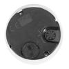 Bathroom Kitchen Mirror Suction Wall Clock Shower Waterproof Quartz Clocks Decoration White