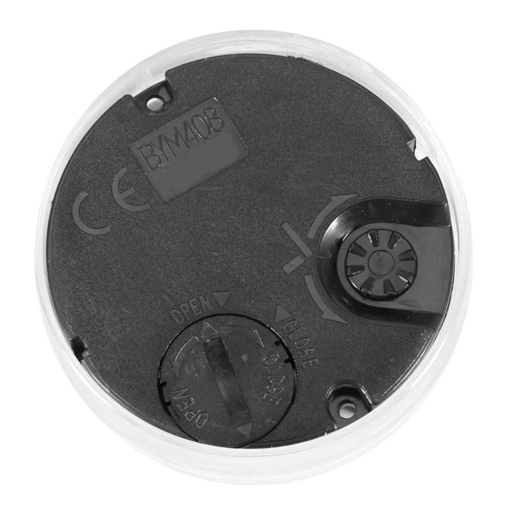 Bathroom Kitchen Mirror Suction Wall Clock Shower Waterproof Quartz Clocks Decoration White