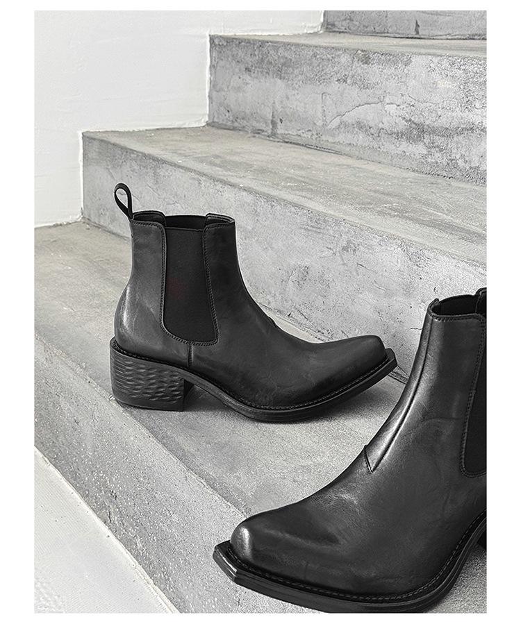 2024 Ősz Unisex Plusz Bársony Meleg Felbújós Vastag Talpú Bakancs