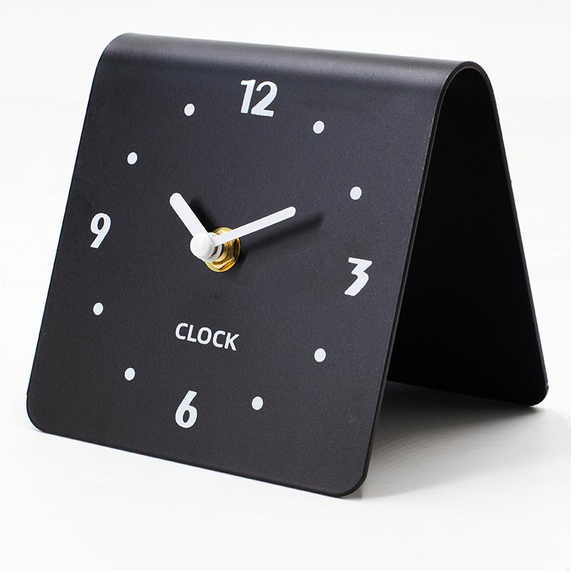 Cream Tabletop Living Room Home Clock Modern Desk Clock Mute Student Bedside Table Clock Oranment Decoration Gifts