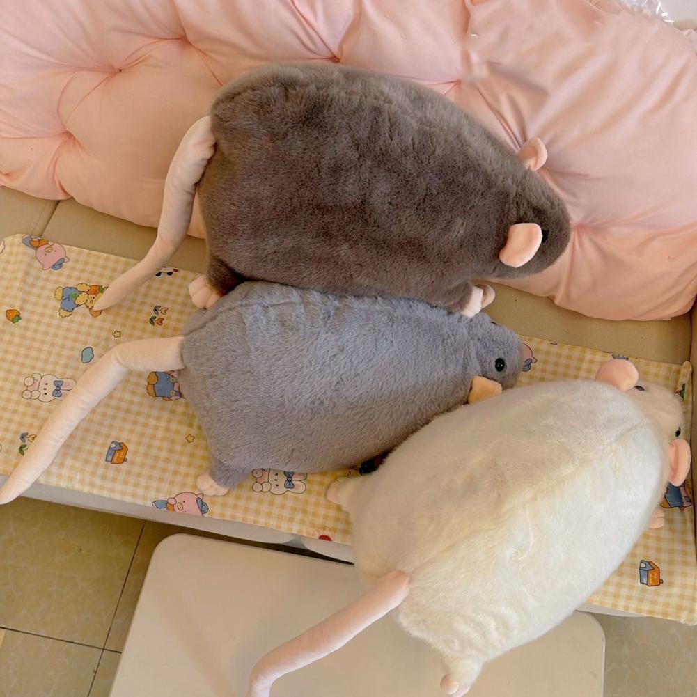 3D Simulated Mouse Super Soft Plush Mouse Plushy Doll Stuffed Rat Plush Animal Toy Peluche Mascot New Year Birthday Gift