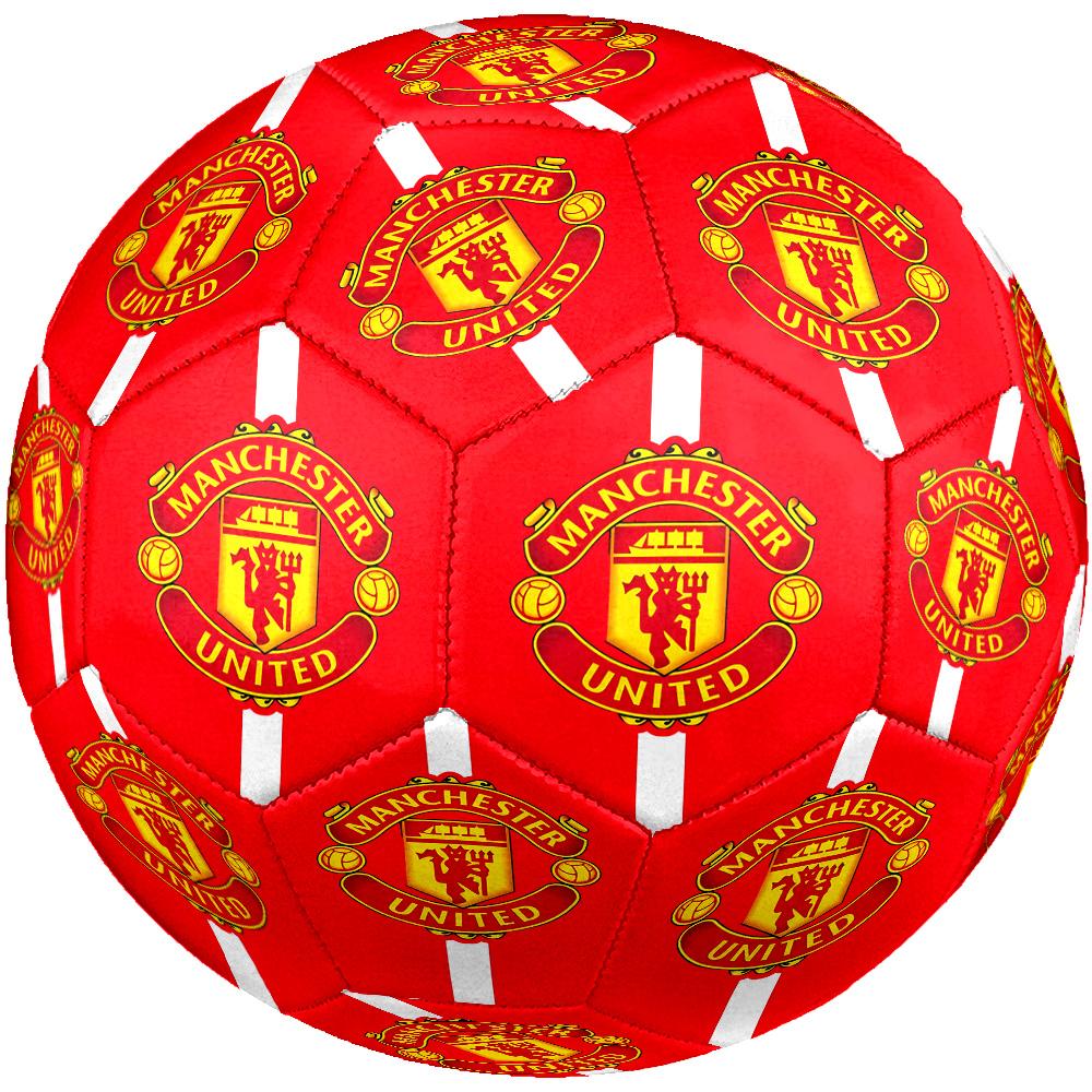 Manchester Crest Size 5 Soccer Football Machine-Stitched Indoor/Outdoor Training and Matches Unique Gift for Soccer Lovers