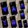 Neon Zodiac Signs Case For Oppo A78 A98 A18 A38 A58 A5 A6 Pro A54 A74 A94 A17 A57 A80 A60 A40 A96 A76 A16 A15