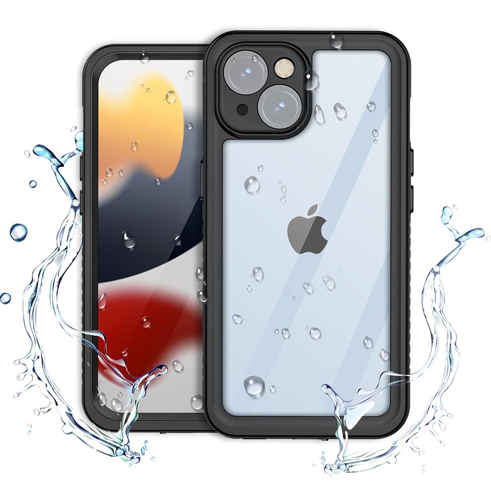 REDPEPPER FS Series for iPhone 15 Full Body Sandproof Case Clear Back Panel IP68 Waterproof Phone Cover