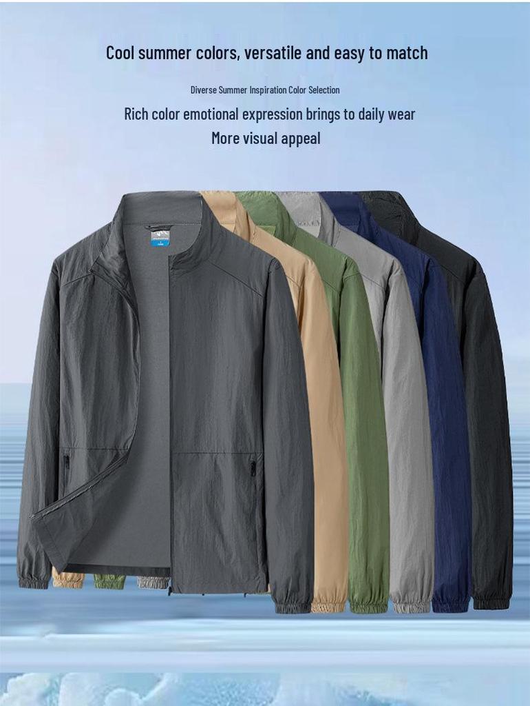 UPF 50+ Breathable Anti-UV Ice Silk Summer Outerwear for Women and Men