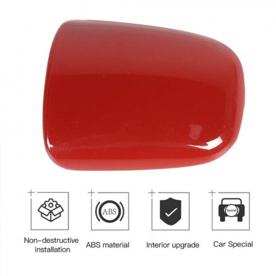 Red Inner Gear Shift Knob Decor Cover Trim for Dodge Challenger/Charger 2015+