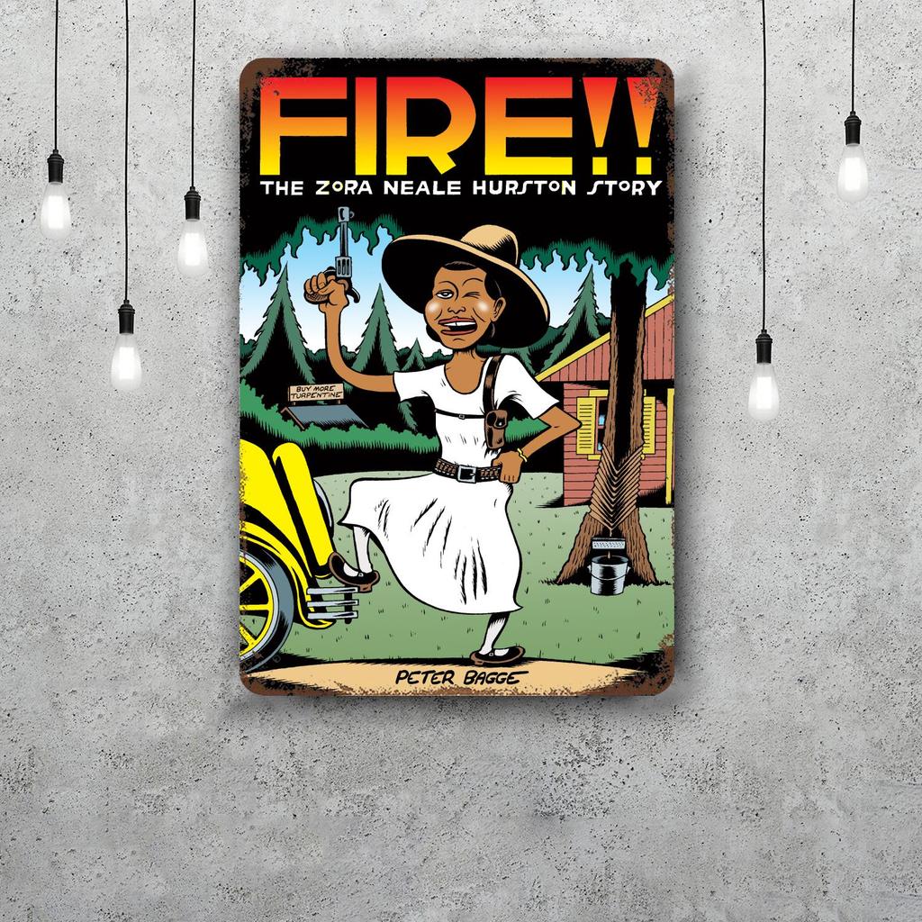 Zora Neale Hurston Funny Bar Metal Sign Retro Plaque Sign Alcohol Drinker Pub Club Man Cave Kitchen Wall Decoration
