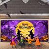 1pc,2Dflat, Halloween garage door decorations, scary Halloween garage door banners, outdoor and indoor Halloween decorations, ws