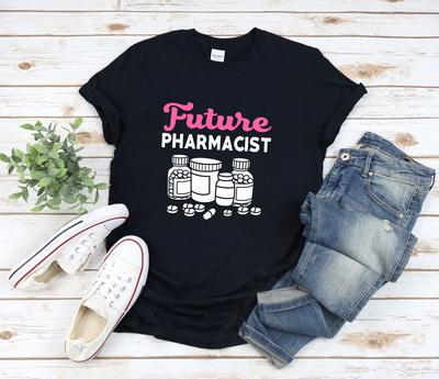 Future Pharmacist T and Kids Tshirt, Pharmacy Student and Kids Tshirt, Pharmacy Graduation Gift, Medical School and Kids Tshirt, Pharmacy Student Gift