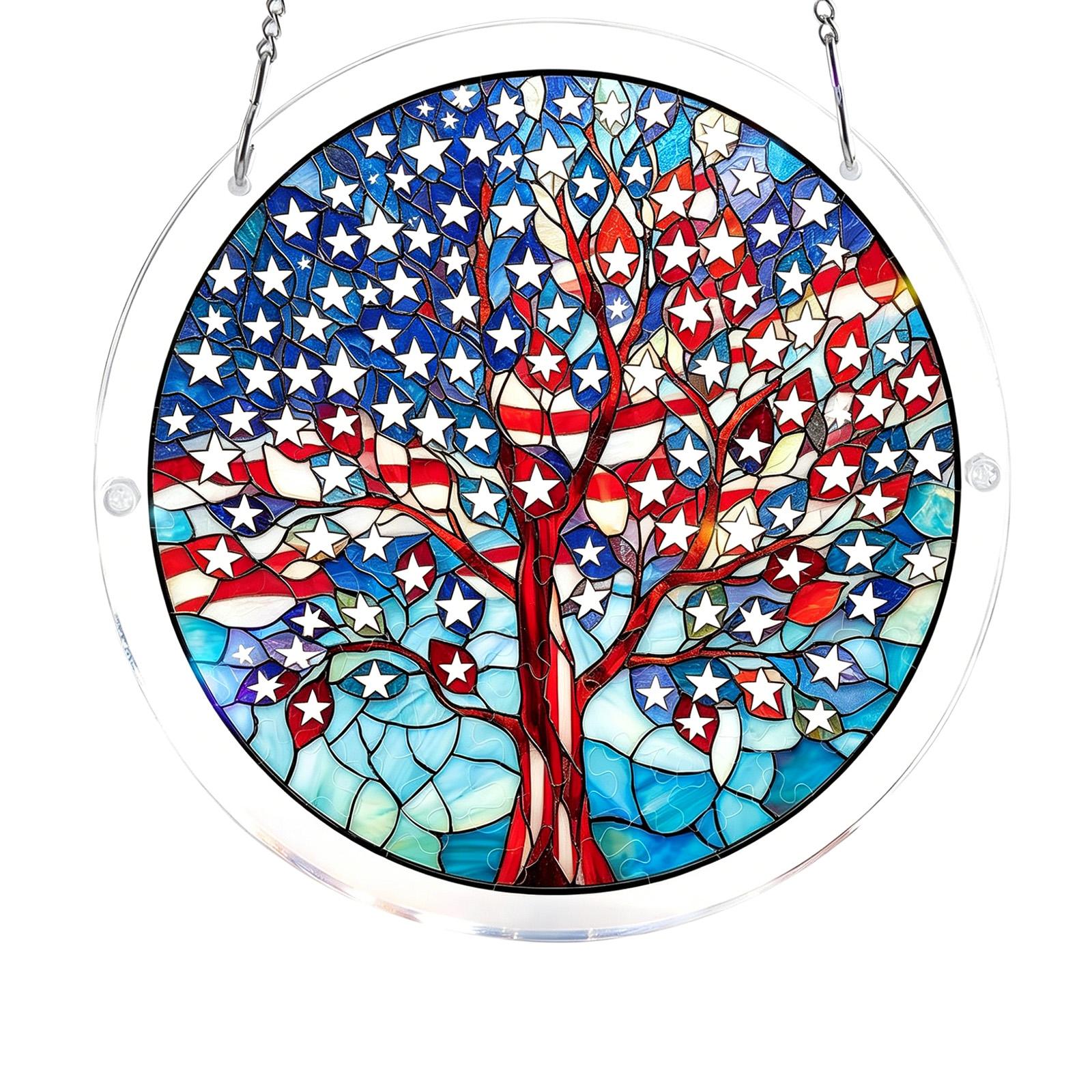 

Acrylic Puzzle Window Decoration, Creative Stained Glass Hanging Ornament, Assembleable Window Decoration, Fun DIY Puzzle Ornament, Home Window D One Size