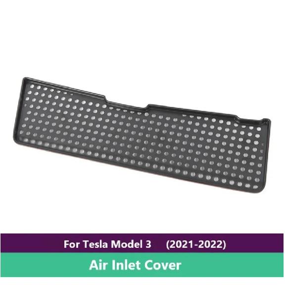 For Tesla Model 3 2021 2022 Car Intake Air Filter Melt Blown Fabric Flow Vent Cover Trim Dust Prevention Intake Cover
