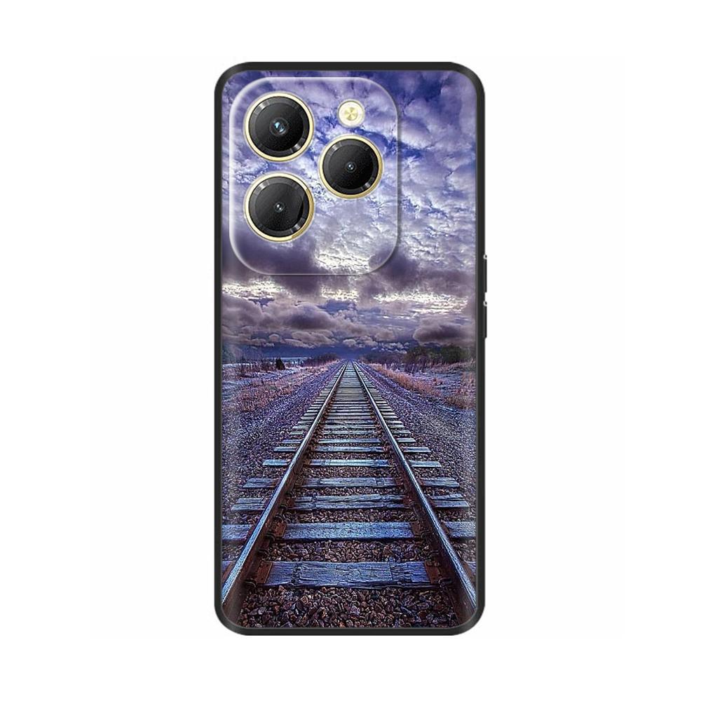 Für Infinix Hot 40 Pro Hülle Stoßfestes Silikon Weiche Handyhülle Rückseite für Infinix Hot 40 Pro Hot40 40i Hot40i Hüllen Fundas