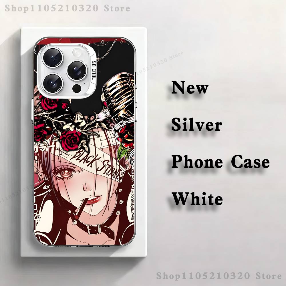

N-Nana Osaki Anime Phone Case For iPhone 17,16,15,14,13,12,X,8,Pro,Max,Plus,E,SE4,Air,Mini White IMD Matte iPhone17pro