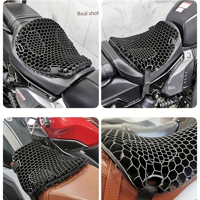 Universal Motorcycle Seat Cushion Anti-Slip Waterproof Durable Breathable 3D Shock Absorption Cover Sunshade Motorcycle Accessor