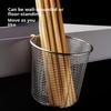 Stainless Steel Chopsticks Holder Cutlery Organizer Utensil Drainer Round Chopstick Cage Fork Spoon Storage Flatware Drying Rack
