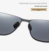 Red Wolf HD Polarized Screwless Nylon Sunglasses with Integrated Bridge & Dustproof, Fingerprint-Proof Temples - Model 7107